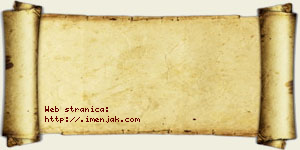 Milijas Sebić vizit kartica